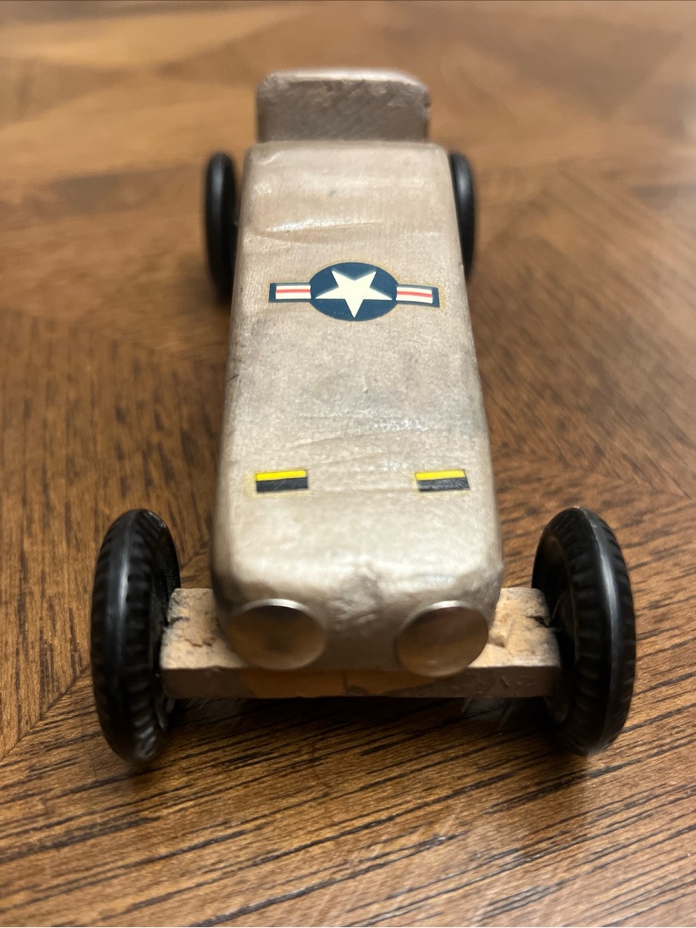 Vintage Toy Pine Wood Derby Car Boy Scouts Race Car